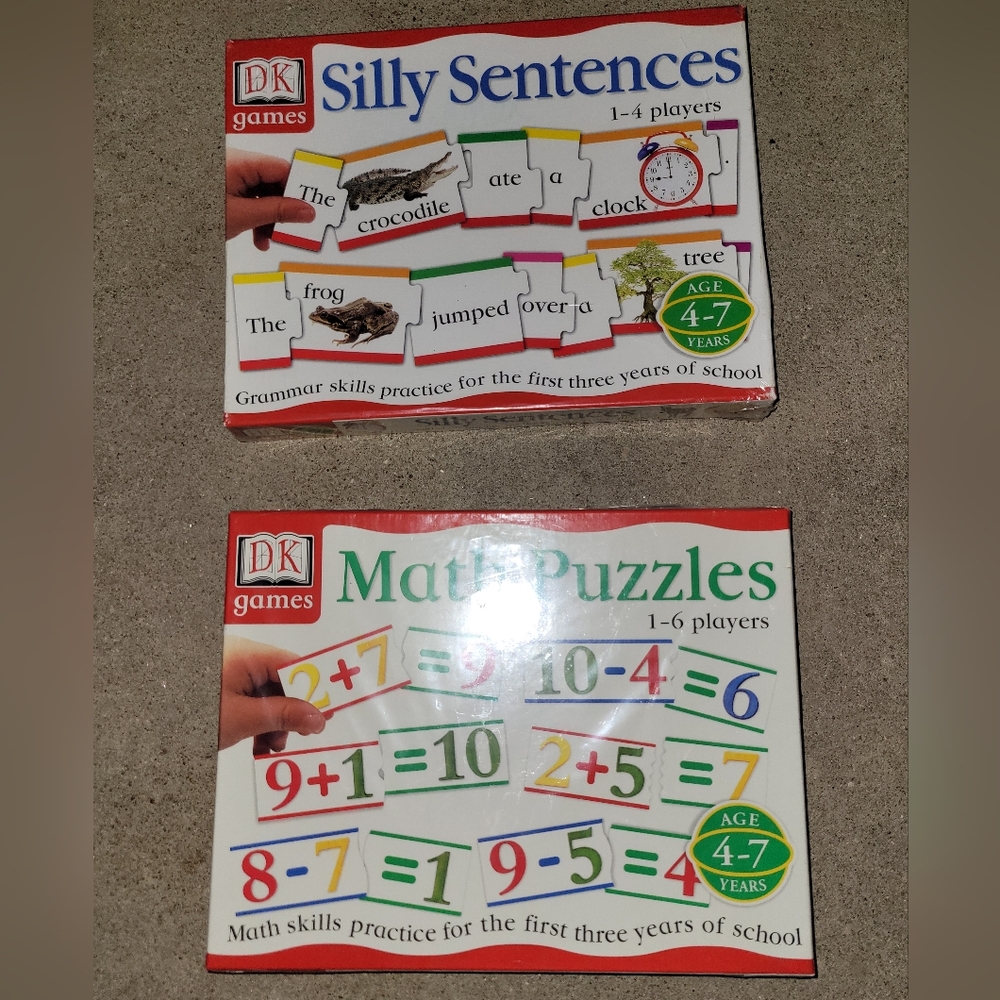 Silly Sentences and Math Puzzles